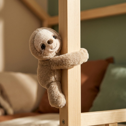 DOUDOU – Podcoll sloth plush slap bracelet, Histoire d'Ours, beige