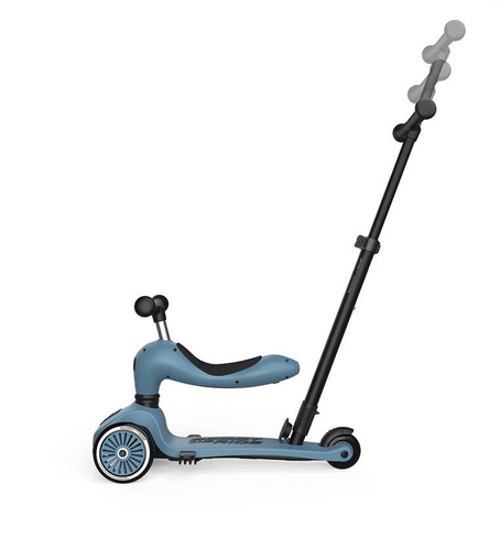 SCOOTANDRIDE - Highwaykick Push and Go 2in1 Ride and scooter 1-5 years Steel