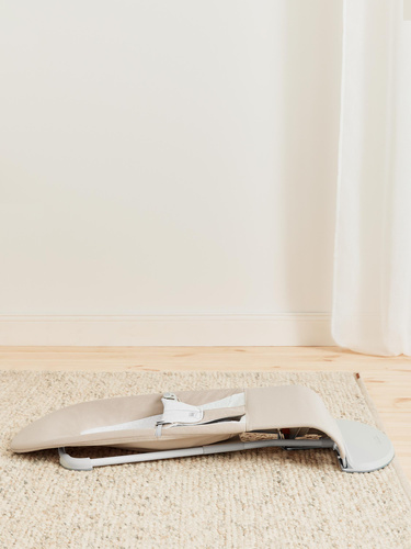 BABYBJÖRN - Bouncer Balance Soft Beige/Grey, Woven/Jersey