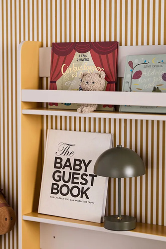 Kid's Concept - Book display grey mustard STAR