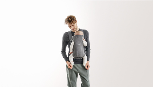 BABYBJÖRN - Baby Carrier MINI 3D Jersey, Dark Grey