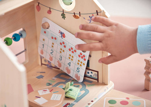 LILLIPUTIENS - wooden toy My first school 3 +