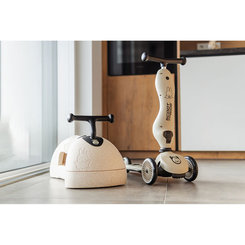SCOOTANDRIDE - My First Evolutionary 3-in-1 Push Ride-on 6 m+, Miffy Sand