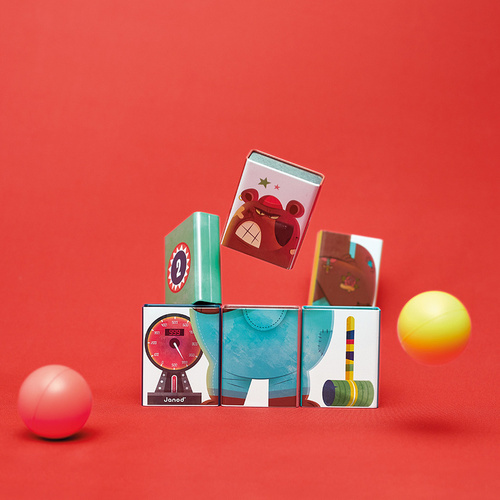 Janod - Metal cans for breaking Applepop Bear 3+