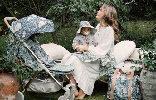 Elodie Details - MONDO stroller - Pimpernel + Carry Cot - Moonshell SET