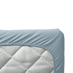 LEANDER - sheet for Junior cot, 2 pcs., dusty blue