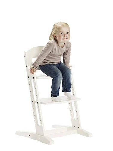 BabyDan - DanChair feeding chair + DanTray tray SET, white