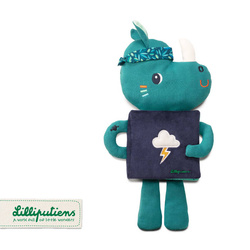LILLIPUTIENS - Cuddle book Marius the rhinoceros 3m+