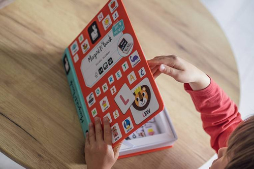 Janod - Magnetic jigsaw puzzle Polish Magnetibook Alphabet