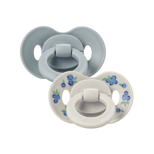 ELODIE DETAILS - silicone pacifier 0-6m, Binky Bundle, Blueberry Bliss - 2 pack