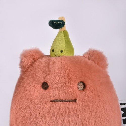 DOUDOU - MIAM! Britney Pear, 40 cm, pink pear