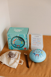 TAMBÚ - Baby Tambú 6" tongue drum, 8 tones, teal peal