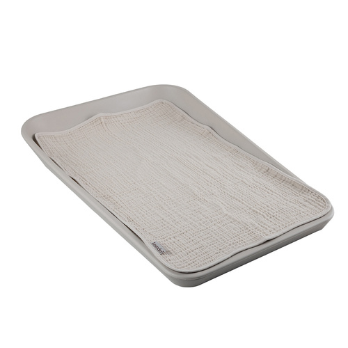 LEANDER - topper for changing mat MATTY™, 2-pack, Cappuccino/Mocca
