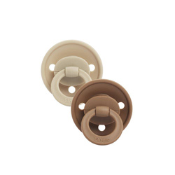 ELODIE DETAILS - latex pacifier 3m+ Binky Bundle, pure khaki - 2 pieces