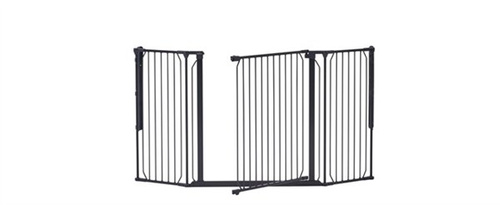 Baby Dan - Carl Wide outdoor safety gate, black