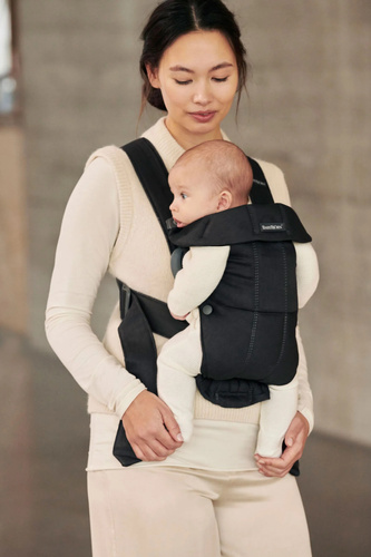 BABYBJÖRN - Baby Carrier MINI Woven, Black