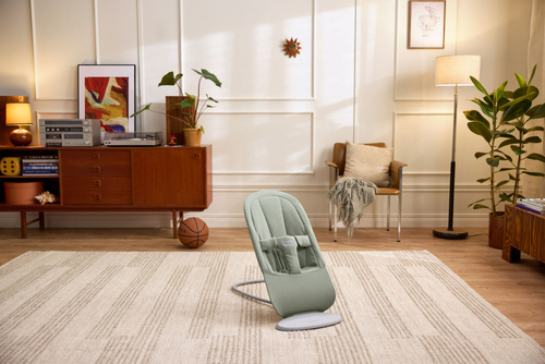 BABYBJÖRN - bouncer BEGIN WOVEN, Soft Green
