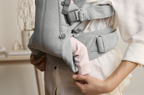 BABYBJORN - Baby Carrier Harmony, Woven, Light grey mélange