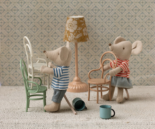 MAILEG - Vintage chair - Mouse, mint