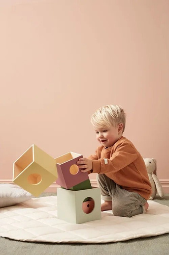 Kid's Concept - EDVIN Stacking cubes in wood