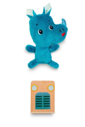 LILLIPUTIENS - Wooden food truck with 4 puzzle pieces Rhino Marius 12 m +