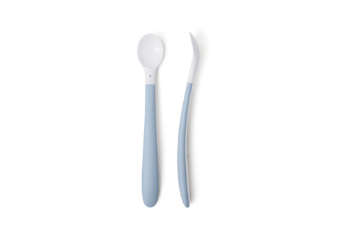 BABYBJÖRN - Baby feeding spoon, 2-pack, Powder Blue