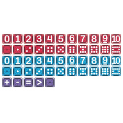 MAGNA-TILES - magnetic blocks microMAGS LEARN Numbers 56 pcs.