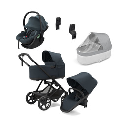 THULE - Charm 2in1 stroller + Maple car seat + adapter - SET darkest blue