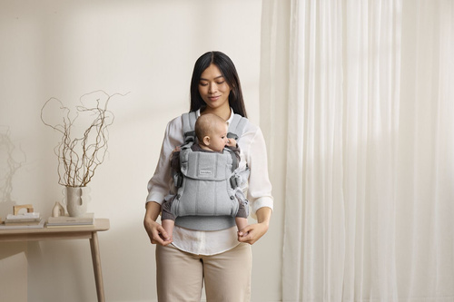 BABYBJORN - Baby Carrier Harmony, Woven, Light grey mélange
