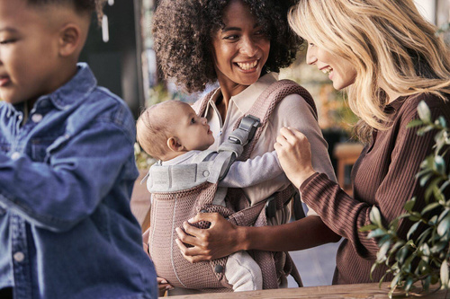 BABYBJORN - Baby Carrier Harmony 3D Mesh, Dusty pink