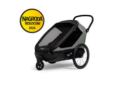 Hamax - Outback Next Bike Trailer, double, dusty green