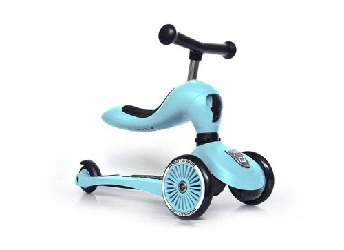 SCOOTANDRIDE - Highwaykick 2in1 Ride and scooter 1-5 years Blueberry
