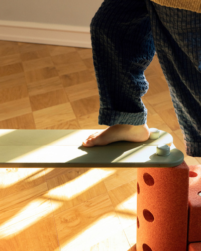 MODU - 2x Beams, Burnt Orange / Dusty Green