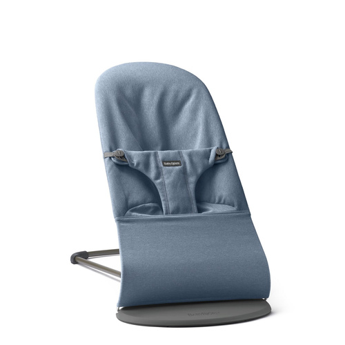 BABYBJÖRN - Bouncer BLISS Woven - Mélange, Blue 