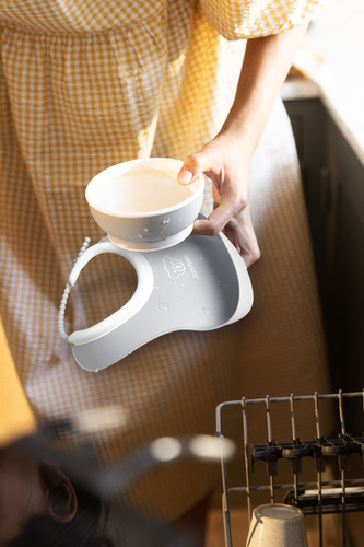 BABYBJORN - Dinnerware Set, 8 pcs - Light Grey