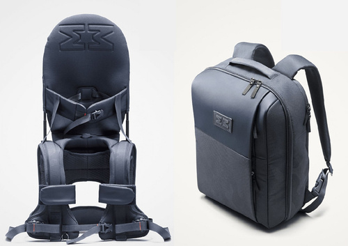 MiniMeis - G5 Carrier + Backpack HERO - Dusk Blue Core - SET