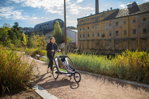 Hamax - Bike trailer for kids  BREEZE ONE - White/green