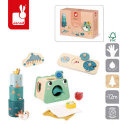 Janod - Set of educational toys Box 12 months