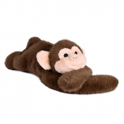 DOUDOU – Podcoll weighted plush monkey by Histoire d'Ours, 50 cm, brown