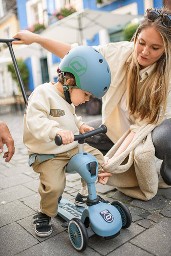 SCOOTANDRIDE - Highwaykick Push and Go 2in1 Ride and scooter 1-5 years Steel