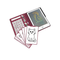 Kidywolf – illuminated drawing tablet KIDYDRAW MINI, pets