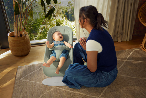 BABYBJÖRN - bouncer BEGIN WOVEN, Soft Green