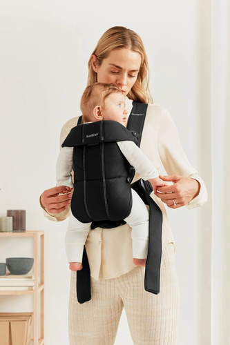 BABYBJÖRN - Baby Carrier MINI Woven, Black