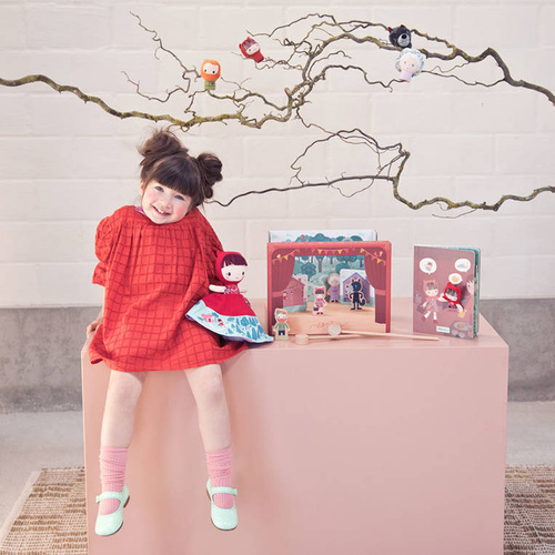 LILLIPUTIENS - Little red riding hood reversible storydoll 12 m +