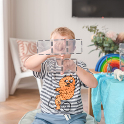 CONNETIX - Clear Rectangle Pack - 12 pc.