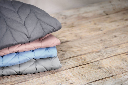 BABYBJÖRN - BLISS WOVEN, Blue (Light Grey, Petal Quilt)