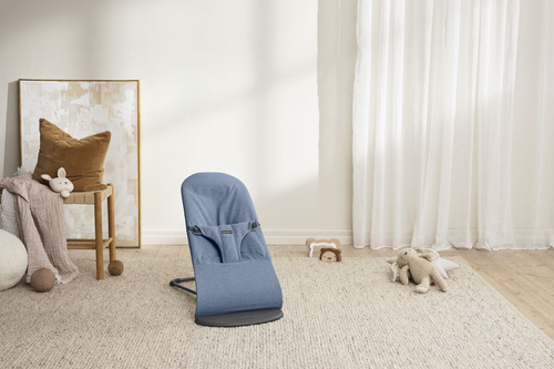 BABYBJÖRN - Bouncer BLISS Woven - Mélange, Blue