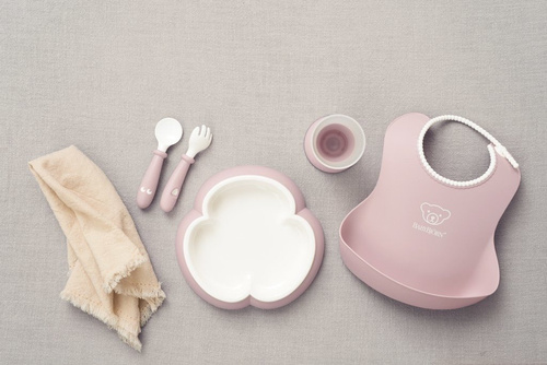 BABYBJORN - Baby Dinner Set - Powder Pink