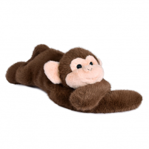 DOUDOU – Podcoll weighted plush monkey by Histoire d'Ours, 50 cm, brown