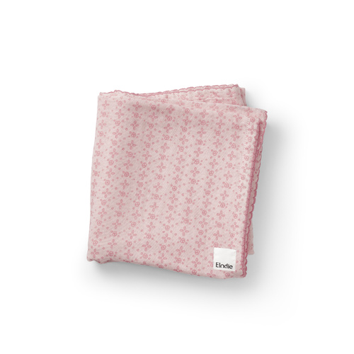 Elodie Details - Crincled Blanket - Embroidery Anglaise Pink